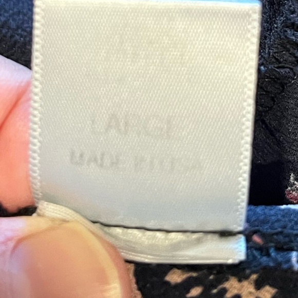 💙 GIBSON Floral Blouse L – Navy/Red - Picture 3 of 7